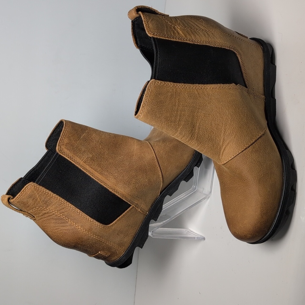 Sorel Joan of Arctic II hidden wedge brown ankle boot womans sz 9.5 EU 40.5 - Picture 6 of 15